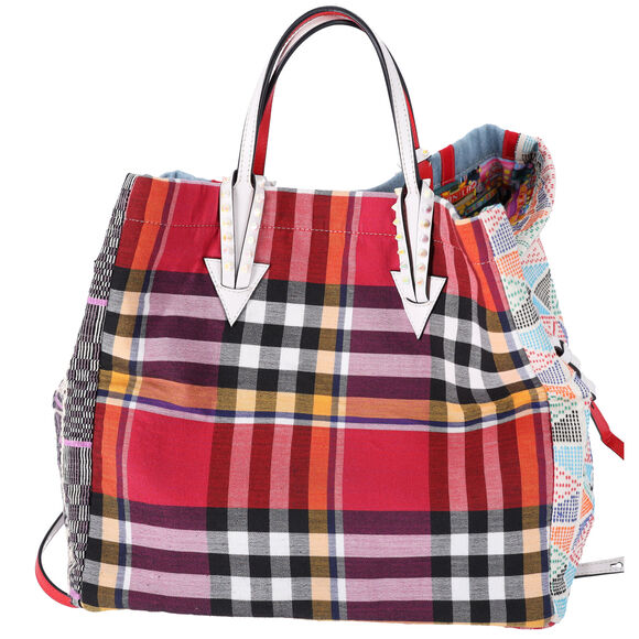 Christian Louboutin Manilacaba Caba Large Tote Motif Embroidered Multicolor - Picture 6 of 10